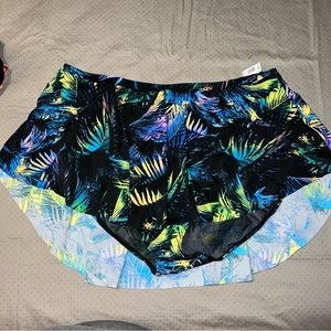 Hi-low Swim Skirt